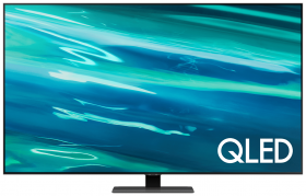 Телевизор QLED Samsung QE75Q80AAU 75&quot; (2021), черный