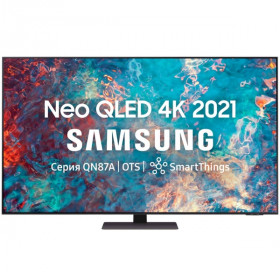 Телевизор QLED Samsung QE75QN87AU 75&quot; (2021), черненое серебро