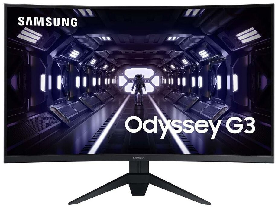 Монитор Samsung Odyssey G3 C32G35TFQI, 1920x1080, 165 Гц, *VA, черный
