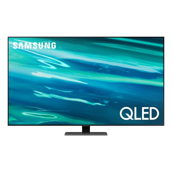 Телевизор QLED Samsung QE65Q80AAUXRU 65" (2021), черный