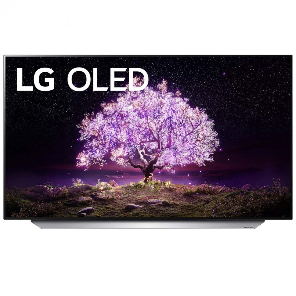 Телевизор LG OLED55C1RLA OLED, HDR (2021) RU, ванильный белый