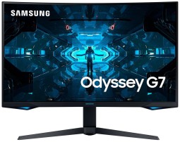 31.5" Монитор Samsung Odyssey G7 C32G75TQSI, 2560x1440, 240 Гц, *VA, черный