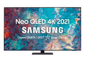 Телевизор QLED Samsung QE55QN87AAU 55&quot; (2021), черненое серебро