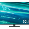 Телевизор QLED Samsung QE55Q80AAU 55", черненое серебро